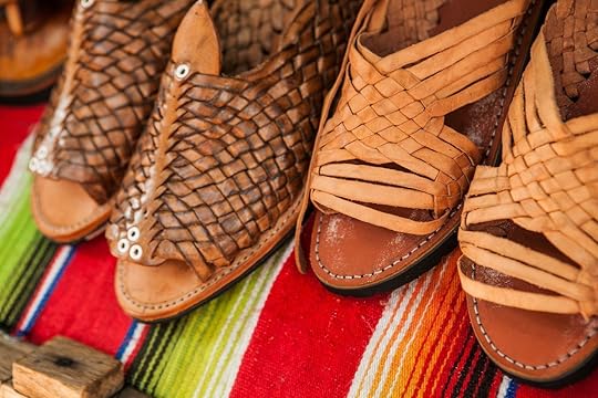 Huaraches leather shoes mexico