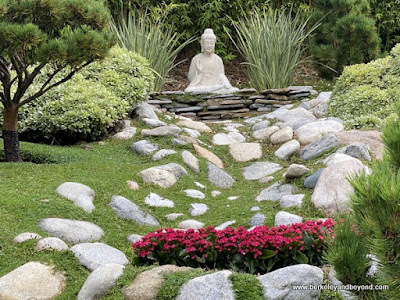 Buddha statue at Lake Shrine Meditation Gardens in Pacific Palisades, California