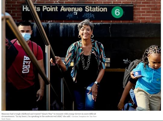 Manzano leaving subway