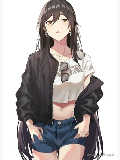 Cute Anime Girl" Greeting Card by SunShine-Senpai | Redbubble