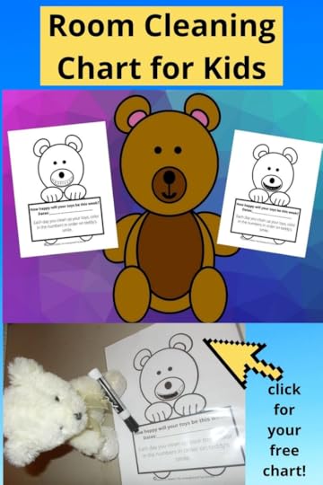 Room Cleaning Chart for Kids