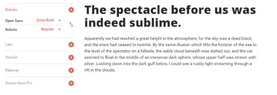 open sans font - header fonts