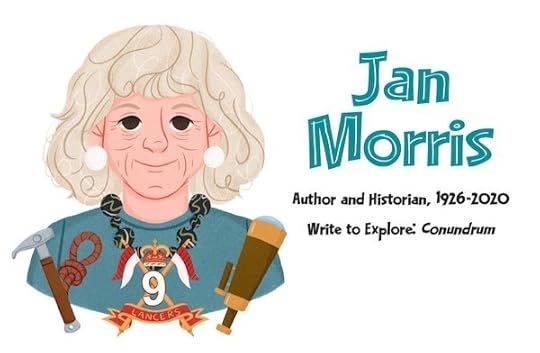 Jan Morris illustration by Melina Ontiveros