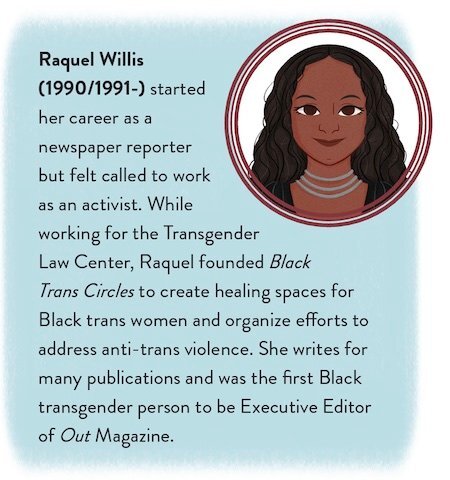Raquel Willis lllustration by Melina Ontiveros
