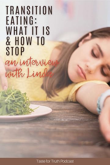 woman eating while bored | transition eating