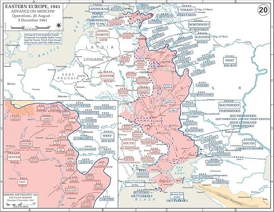 Map of the German advance on Moscow, 26 Aug-5 Dec 1941(The History Department of the United States Military Academy)