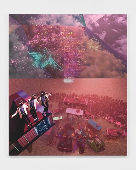 Jacolby Satterwhite, Flying in Paradise, All Above the Business, 2020