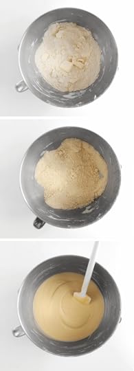 how to make a vanilla cake using the reverse creaming method from the faux martha
