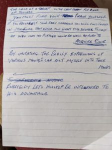 Lessons from My Father - George Tubb's notes on The Formula For Success by Dr Gustav Grossmann