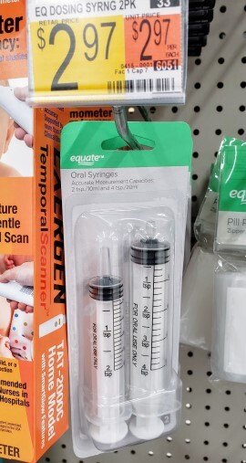 Dosage Syringe