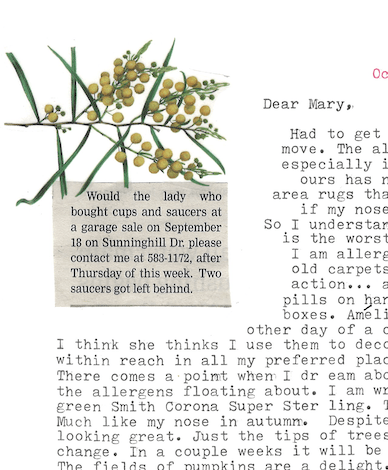 typewriter letter