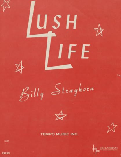 Bright red cover of commercial sheet music of 