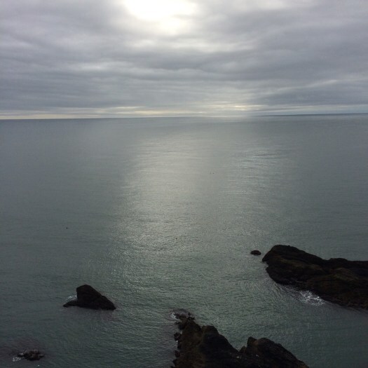 silvery ocean