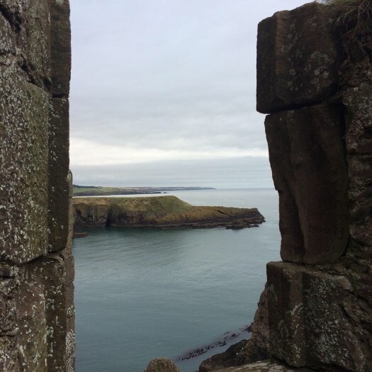 sea view at Dunnottar Castle