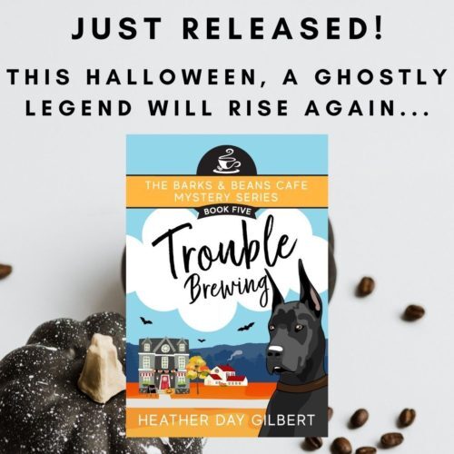 It’s a New Release in the Barks & Beans Cafe cozy mystery series!