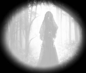 ghost in woods