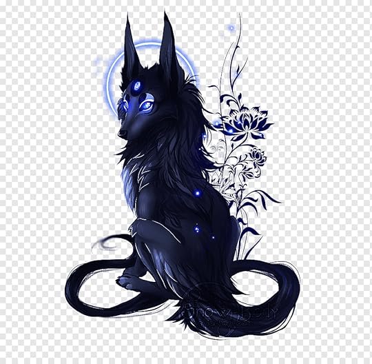 Black wolf illustration, Arctic wolf Drawing Anime Legendary creature, BLUE WOLF, pencil, cat Like Mammal, carnivoran png | PNGWing
