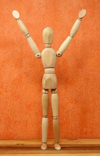 A barely clothed manikin