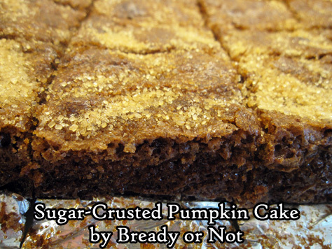 Bready or Not Original: Sugar-Crusted Pumpkin Cake 