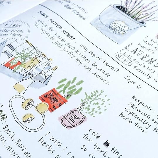 A detail from Draw Every Day, Draw Every Way