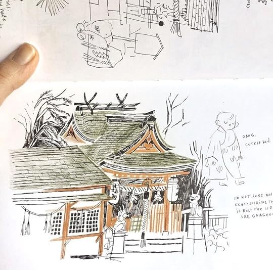 Drawing in Kyoto, 2018