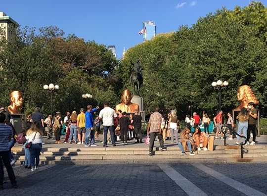 George Floyd, John Lews, Breonna Taylor Statues