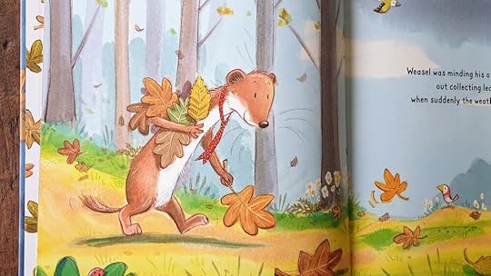 From A Little Bit Anxious (A.K.A. Weasel is Worried) by Ciara Gavin, illustrated by Tim Warnes (Little Tiger Press, 2020)
