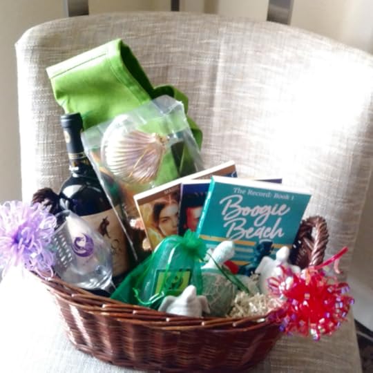 Books at the Beach conference basket by Winnie Winkle