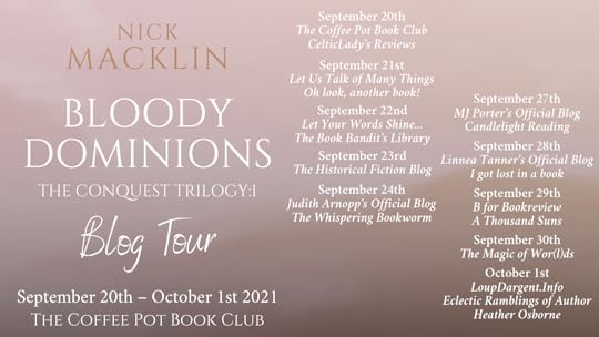 Bloody Dominions Tour Schedule Banner
