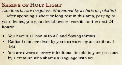Shrine of Holy Light Stats generated with Homebrewery