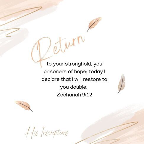 Picture: Zechariah 9:12