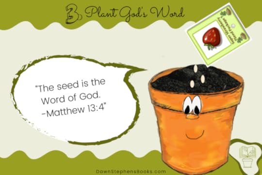 the seed is God's Word (Matt. 13:4) WE need to plant the seed in our hearts.