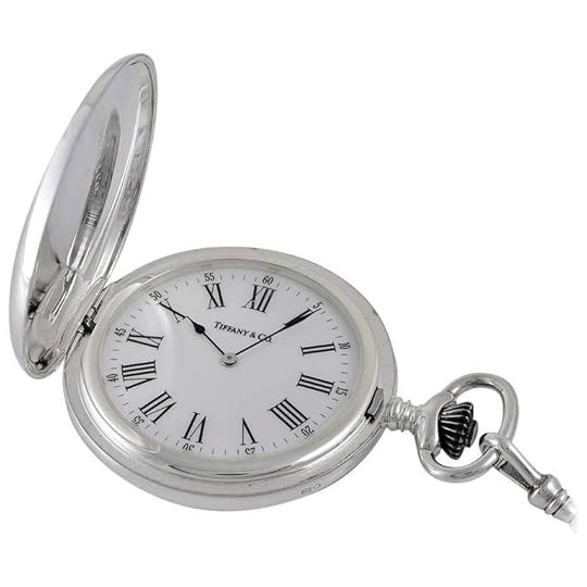 Tiffany and Co. Sterling Silver Pocket Watch and Chain at 1stDibs
