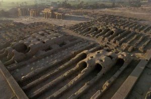 The granaries at the Ramesseum; photo by Patrick Godeau from Tour Egypt site 