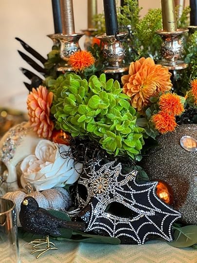 Halloween table setting