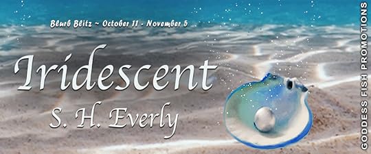 Goddess Fish book tour banner for Iridescent