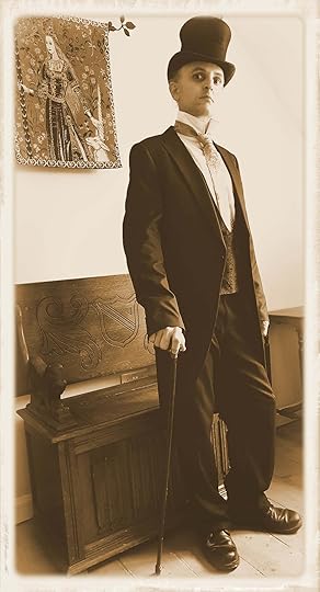 'C.J. Carter-Stephenson in 'Back of the Bookshelf' Costume