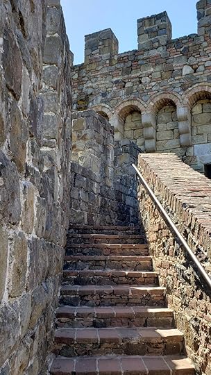 NAPA Wine Country Castello di Amorosa in Calistoga STAIRS