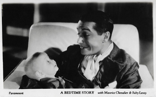Maurice Chevalier and Baby LeRoy in A Bedtime Story (1933)