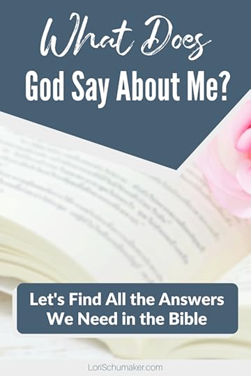 What does God say about me? Many struggle to grasp their unique identity, purpose, and worth. All the answers we need are found in the Bible. Let’s take a look! Join me for the series: What Does My Bible Say? Personal Answers for Big Bible Questions