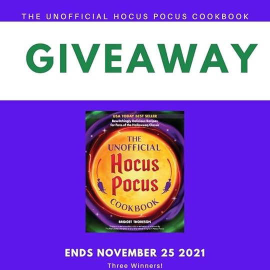 The Unofficial Hocus Pocus Cookbook Giveaway (Ends 1125)