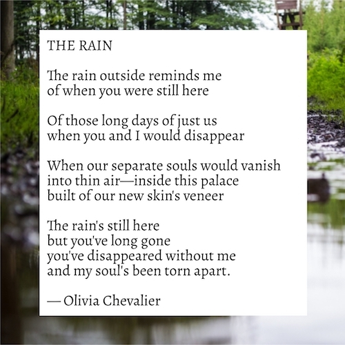 The Rain - Poem by Olivia Chevalier