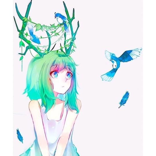 Deer girl discovered by Vân Shiro on We Heart It