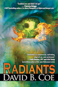 cover art for RADIANTS by David B. Coe