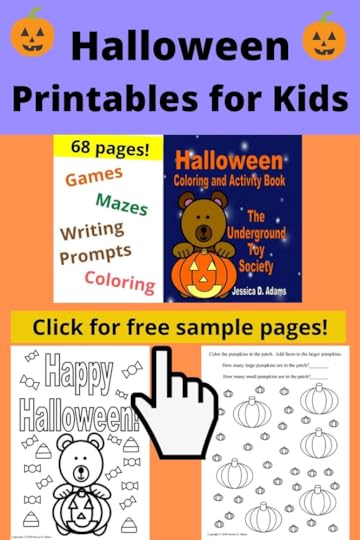 Halloween Printables for Kids; Click for free sample