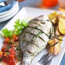 Fish with herbs 