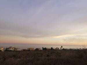 Sunset photo of coast