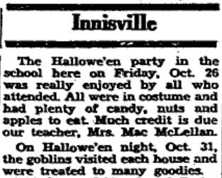 Innisville Hallowe'en