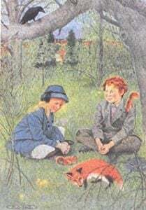 Secret Garden illustration by M.L. Kirk