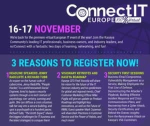 Kaseya Connect IT Europe 2021 - Agenda Highlights
